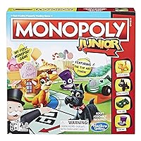 Hasbro Gaming Monopoly Junior Board Game, Ages 5 and up (Amazon Exclusive)