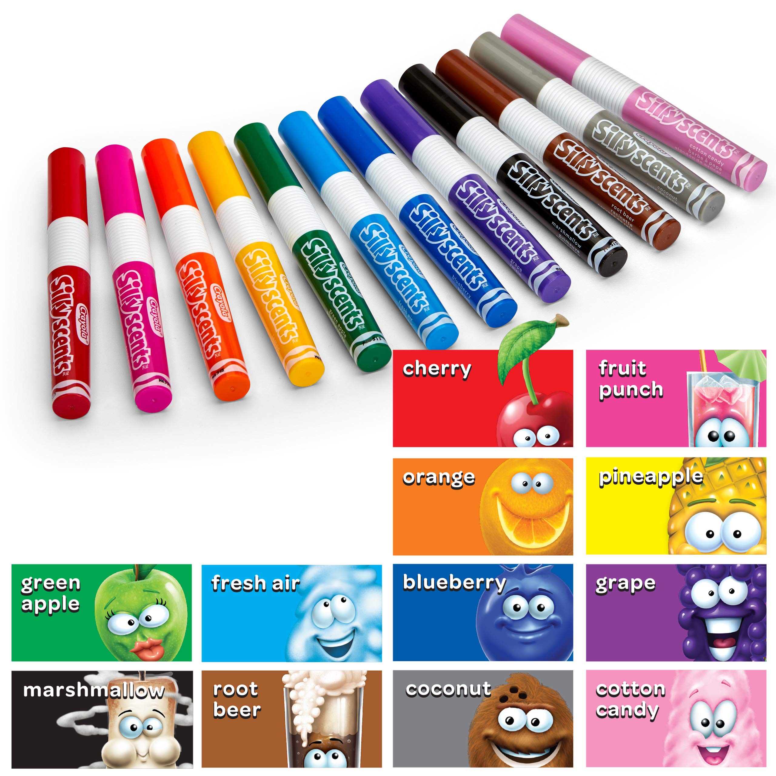SILLY SCENTS WASHABLE CRAYOLA 588269-2 2 PK 