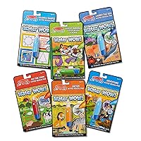 Melissa & Doug On the Go Water Wow Activity Pad 6-Pack, brand is Melissa & Doug