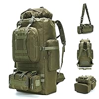 100L Camping Hiking Backpack Molle Rucksack Military Camping Backpacking Daypack