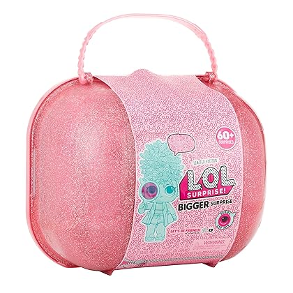 L.O.L. Surprise! Bigger Surprise Limited Edition with 2 Collectible Dolls, 1 Pet, 1 Lil Sis with 60+ Surprises in Eye Spy Series Carrying Case- Gift for Kids, Toys for Girls Ages 4 5 6 7+ Year