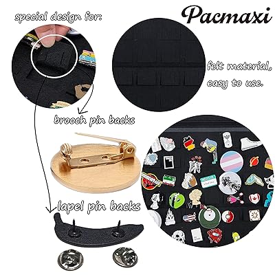 PACMAXI Pin Display Holder, Brooch Pin Organizer, Enamel Pin
