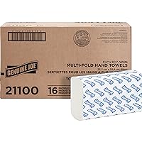 Genuine Joe GJO21100 Multifold Towels, 250 Sheets per Pack, (4 Case(Pack of 16)