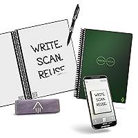Core Reusable Smart Notebook | Innovative, Eco-Friendly, Digitally Connected Notebook with Cloud Sharing Capabilities | Lined, 6