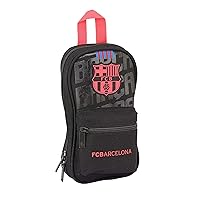 FC Barcelona Safta - F.c. Oficial Neceser Con 4 Estuches Pencil Cases, 23 cm, 1.4 liters, Blue (Azul)