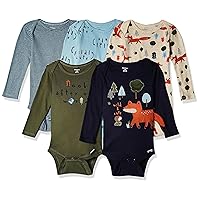 baby-boys 5-pack Short Sleeve Variety Onesies Bodysuits