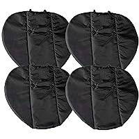LoveNCreatures – Water Resistant - Chicken Saddle Jacket (4 Apron Pack) Hen Supplies w/Over The Wing Poultry Feather Saver | Hackle to Tail Safety Pad & Pecking Protection Vest Medium/Large Breeds