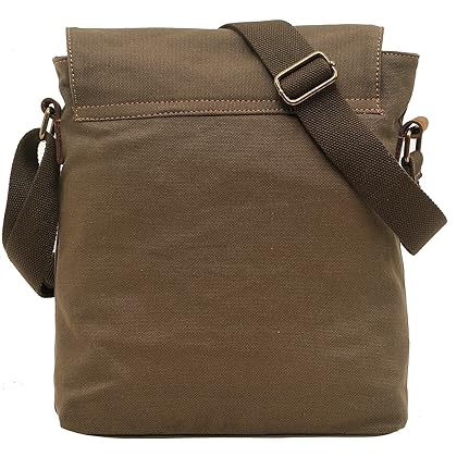 Messenger Bag, Vintage Small Canvas Shoulder Bag Crossbody Purse