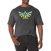 Nintendo Men's Big & Tall Zelda Cresty T-Shirt