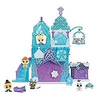 Disney Doorables Deluxe 15-Piece Frozen Ice Palace Playset, Officially Licensed Kids Toys for Ages 3 Up by Just Play