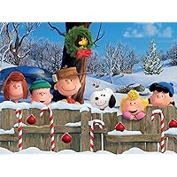 Ceaco - Together Time Collection - Holiday - Fence, (3) Piece Sizes - Standard, Medium, and Oversized 400 Piece Jigsaw Puzzle