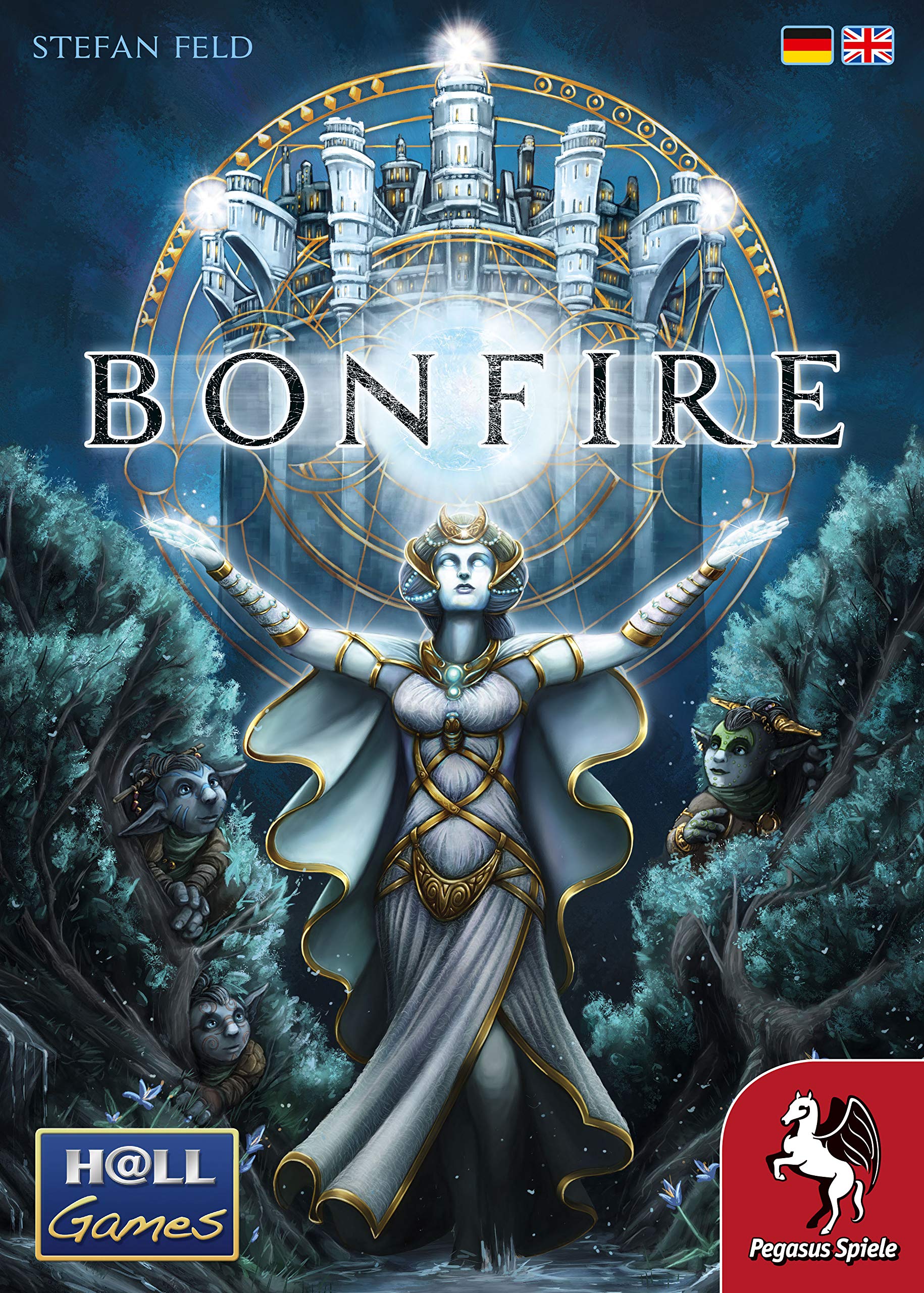 Bonfire – Board Game by Pegasus Spiele 1-4 Players – Board Games for Family – 70-100 Minutes of Gameplay – Games for Family Game Night – Kids and Adults Ages 12+ - English Version