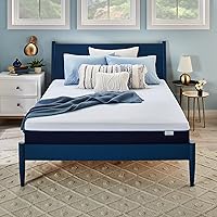Sleep Innovations Marley 12 Inch Cooling Gel Memory Foam Mattress, Full Size, Bed in a Box, Medium Firm Support