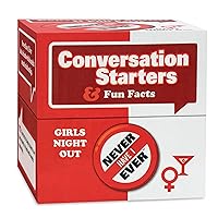 Never Have I Ever Conversation Starters: Girls Night Out Edition | Funny Card Game for Bachelorette Parties, Spring Breaks, Vacations | Fun Card Games for BFF’s | 150 Cards | Ages 17+