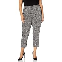 NIC+ZOE Women's Abstract Tweed Wonderstretch Pant