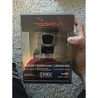 Rocketfish 2.0MP Widescreen HD 720p USB WebCam Photo Up To 8MP PC|Mac RF-HDWEB