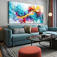 Modern Art Wall-Decor for Office Women - Abstract Wall Art - Large Wall Paintings for Living Room Ready to Hang Size 30