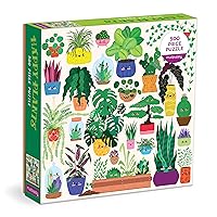 Mudpuppy Happy Plants – 500 Piece Family Puzzle with Fun and Adorable Illustrations of Succulents and Flowers for Children Ages 8 and Up