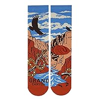 ooohyeah Women's Funny National Parks Socks, Novelty Cool Crazy Crew Socks Fun Gifts