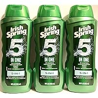Body Wash & Shampoo - 5 in 1 - Net Wt. 18 FL OZ (532 mL) Per Bottle - Pack of 3 Bottles