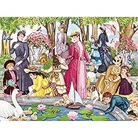 KI Puzzles 550 Piece Puzzle for Adults Aunt Josephine Visits Rosiland Solomon Victorian Jigsaw 24X18