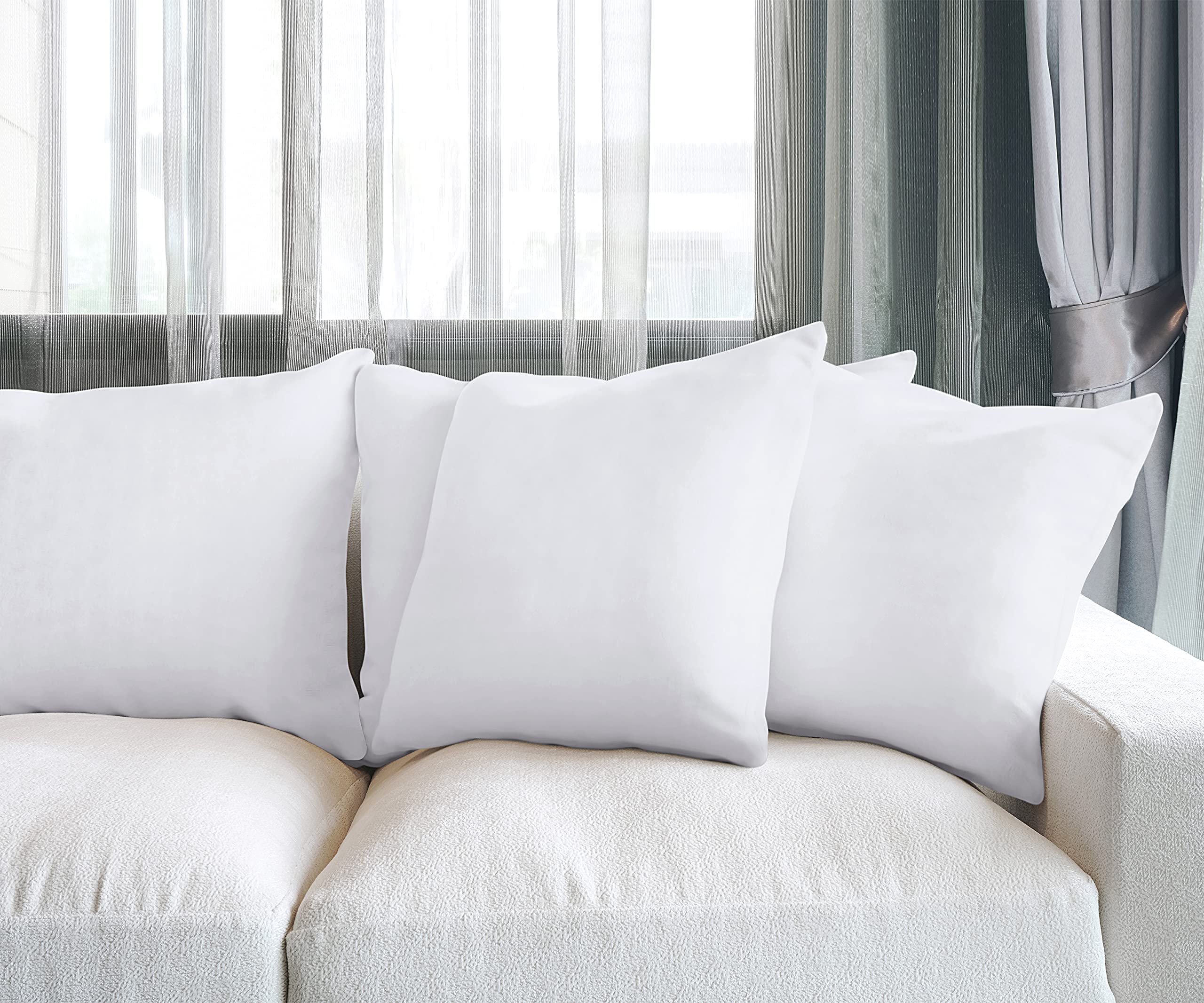 Mua Utopia Bedding Throw Pillows (Set of 4, White), 20 x 20 Inches ...