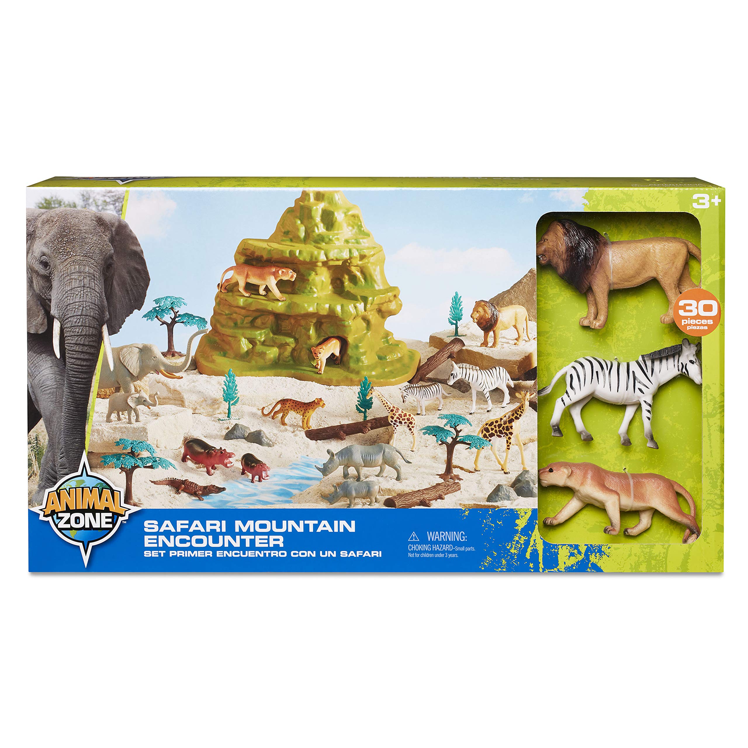 Mua Animal Zone Safari Figure Mountain Playset, for Ages 3-6, 30 Pieces  trên Amazon Mỹ chính hãng 2023 | Giaonhan247