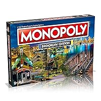 MONOPOLY Board Game - Brooklyn Edition: 2-6 Players Family Board Games for Kids and Adults, Board Games for Kids 8 and up, for Kids and Adults, Ideal for Game Night