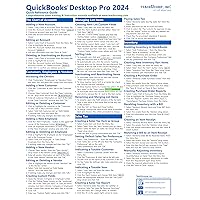 QuickBooks Desktop Pro 2024 Quick Reference Training Card - Laminated Tutorial Guide Cheat Sheet (Instructions and Tips) QuickBooks Desktop Pro 2024 Quick Reference Training Card - Laminated Tutorial Guide Cheat Sheet (Instructions and Tips) Pamphlet
