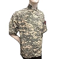 Camouflage Chef Coat Jacket Camo in ACU Digital Soft Twill HAT