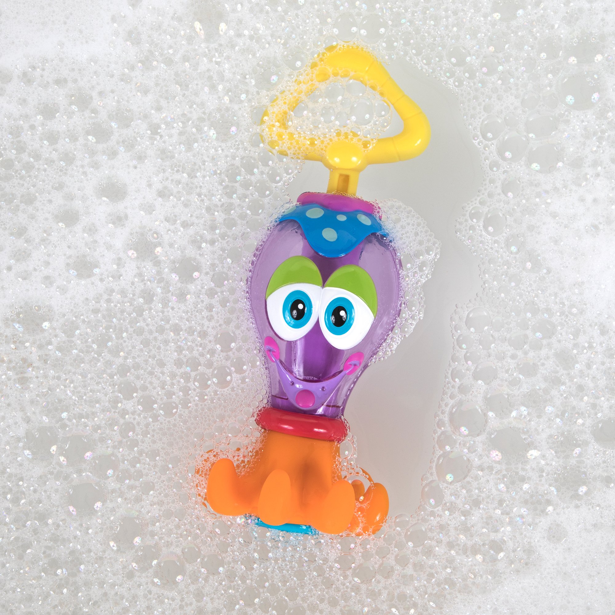 Nuby Purple Squid Squirter Interactive Fun Bath Time Toy