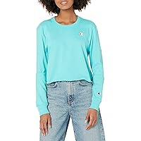 Champion Women's Long-sleeve Shirt, Crop Top, Cropped Top With Long Sleeves for Women