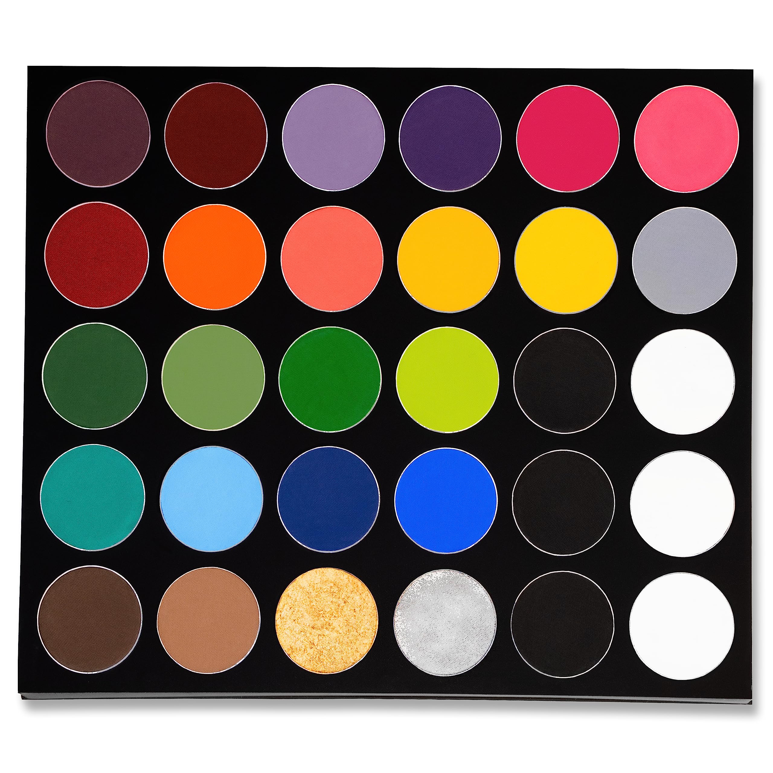 Mehron Makeup Paradise Makeup AQ 30 Color Pro Palette | Magnetic and Refillable Palette | Body Paint & Face Paint | Professional Makeup for Costumes, SFX, Halloween, & Cosplay