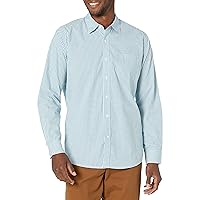 Amazon Essentials Men's Regular-Fit Long-Sleeve Casual Poplin Shirt