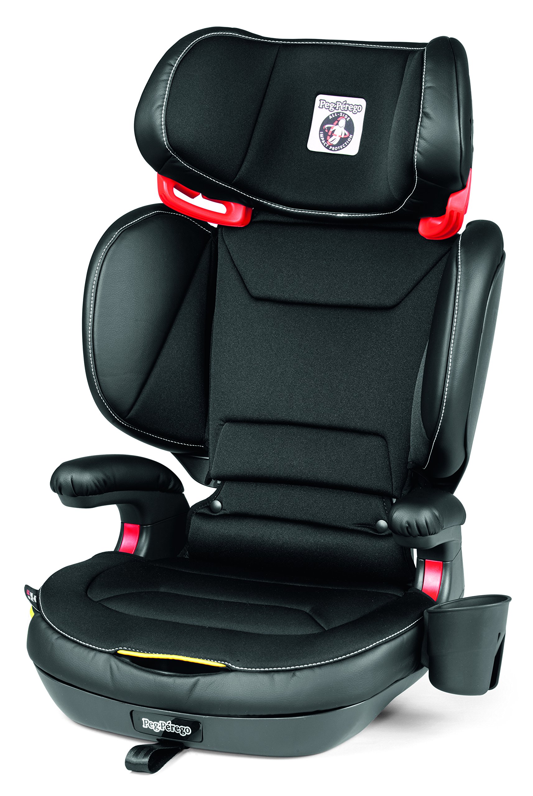 Peg Perego Viaggio Shuttle Plus 120 - Booster Car Seat - for Children from 40 to 120 lbs - Made in Italy - Licorice (Black)