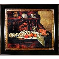 Receptacles, Fruit and Biscuits on a Sideboard Framed Oil Painting, 33