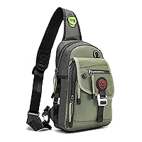NICGID Sling Bag Chest Shoulder Backpack Crossbody Bags for iPad Tablet Outdoor Hiking Men Women