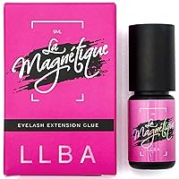 LLBA Eyelashes Glue for Professional - Clear & Black Adhesive | Multi Selctions for Drying Time 0.5-3 Sec | 0.17fl.oz - 5ml | Extra Strong Adhesive for Lash Extensions | Retention 7-8 Weeks