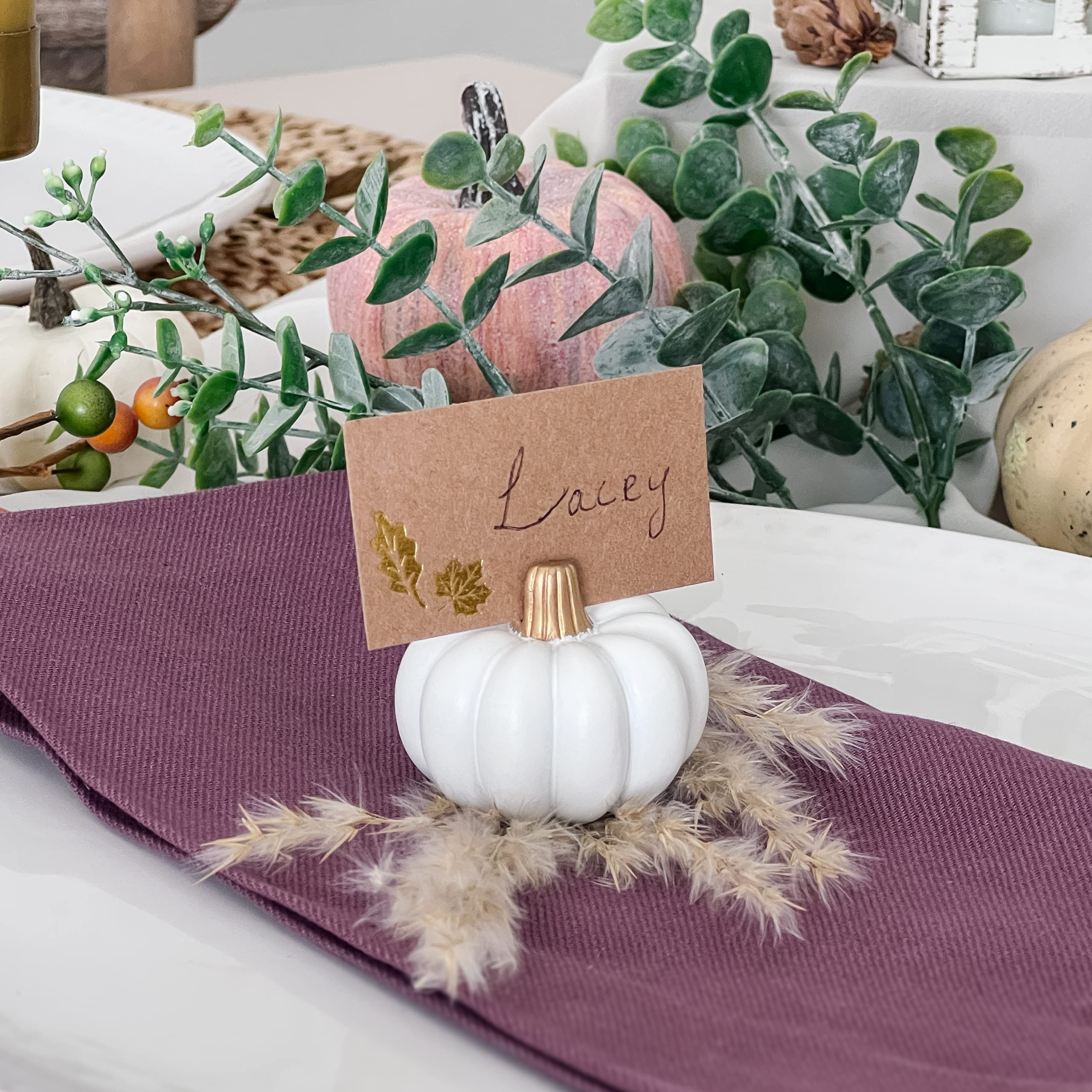 Kate Aspen Rustic Pumpkin, Thanksgiving Table Décor, Fall Themed Weddings, White