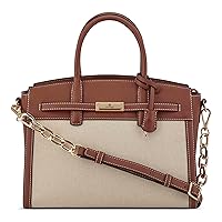 Nine West dax Jetset Satchel, Natural Saddle TAN