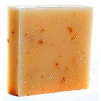Cherry Almond Soap -5oz Castile Handmade Soap bar - Almonds Cherries, oatmeal as exfoliant - Pure Essential Oil Natural Soaps- Great as Anniversary Wedding Gifts Christmas stocking stuffer
