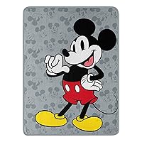 Northwest Mickey Mouse Micro Raschel Throw Blanket, 46