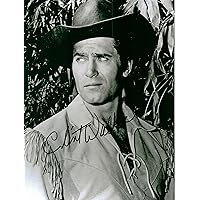 CLINT WALKER from CHEYENNE, Classic TV, 8 X 10 Autograph Photo on Glossy Photo Paper
