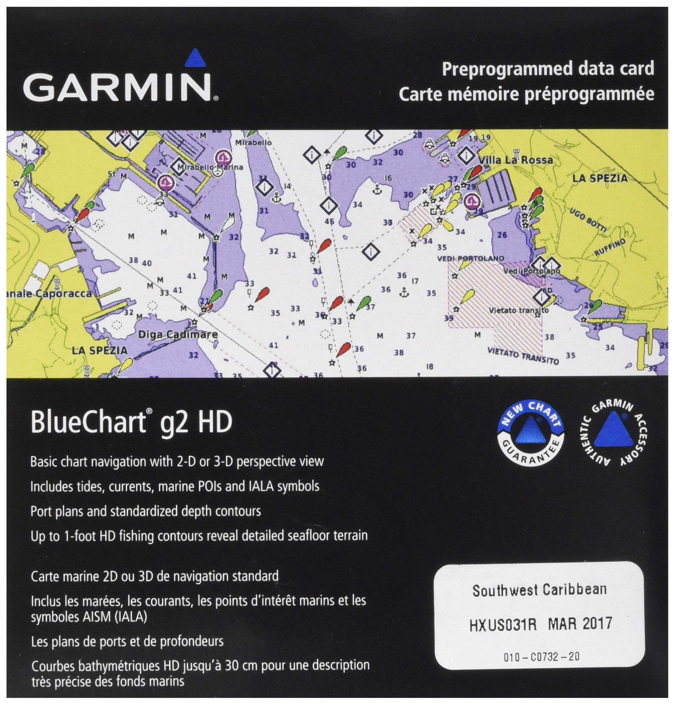 BlueChart g2 Southwest Caribbean - microSD/SD card