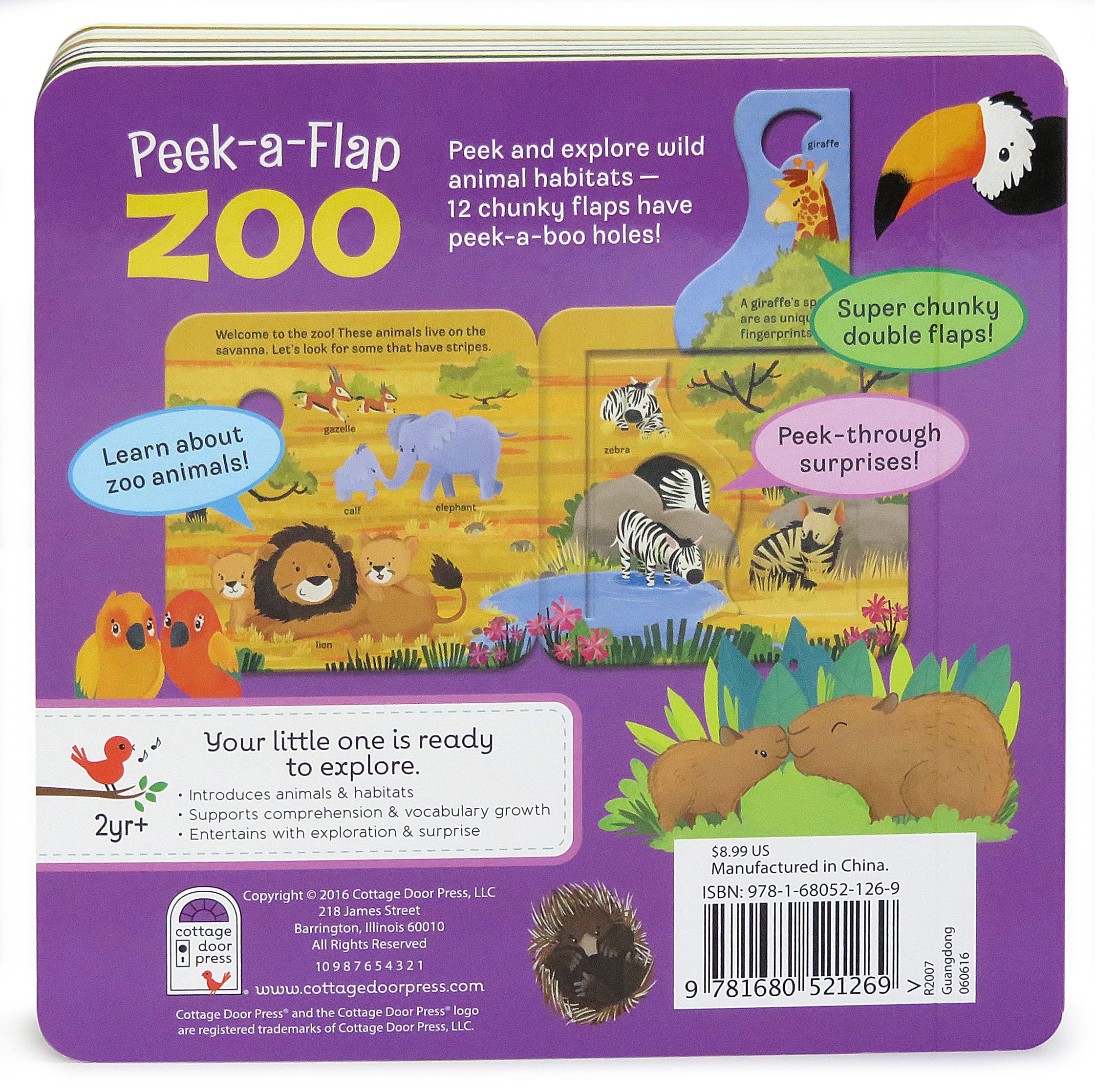 Zoo: Peek-a-Flap Board Book