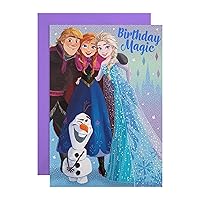 Hallmark Birthday Card - Disney Frozen Design with Activity
