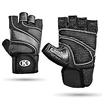 K6 Fitness Gym Gloves For Men & Women | New 2021 Lifting Glove Model | Weight Lifting Gloves Male with Wrist Support | Perfect for Weight Lifting, Crossfit, Functional Training, Home Gym Use and More!