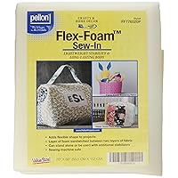 Pellon FF776020P Flex-Foam Sew-in Stabilizer, 20