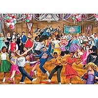 Cra-Z-Art - RoseArt - Back to The Past - Sock Hop - 750 Piece Jigsaw Puzzle