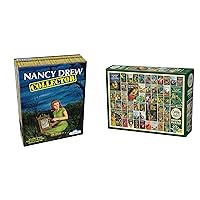 Outset Media Nancy Drew Collectors Set - Vintage Nancy Drew Puzzle and Collector Card Game - for Ages 8 and up